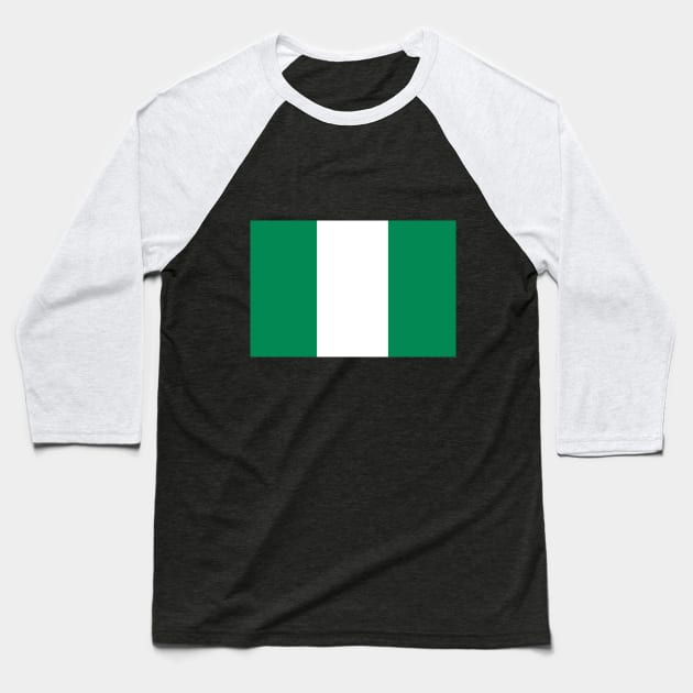 Nigeria Baseball T-Shirt by Wickedcartoons
